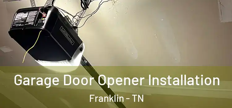  Garage Door Opener Installation Franklin - TN