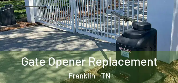 Gate Opener Replacement Franklin - TN
